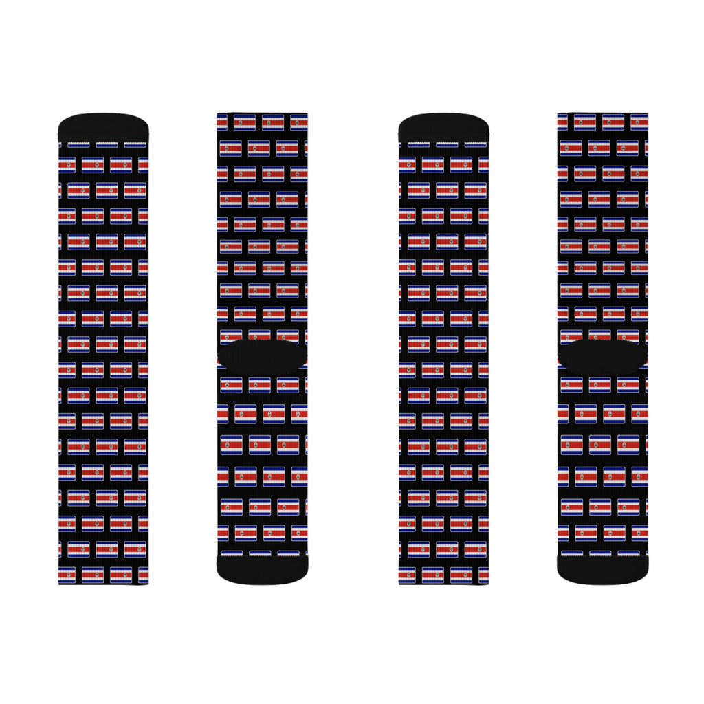 Costa Rica Mission Flag Socks