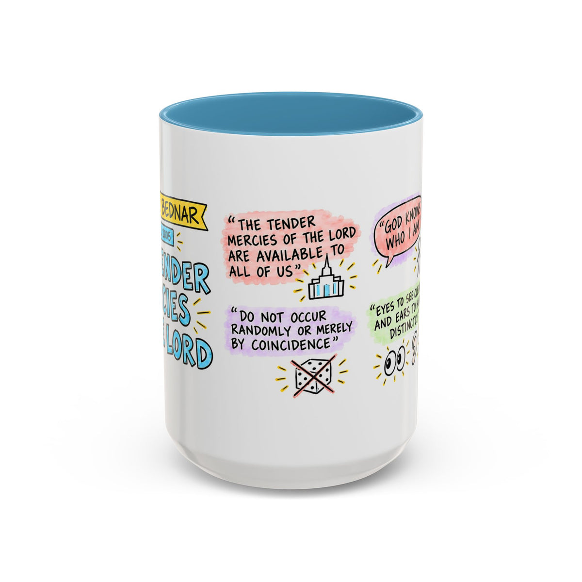 The Tender Mercies of the Lord Sketch Note Mug — David A. Bednar
