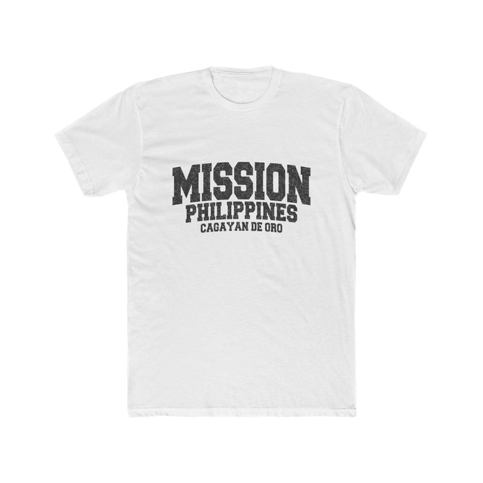 Philippines Cagayan De Oro Mission T-Shirt in Solid White, front view