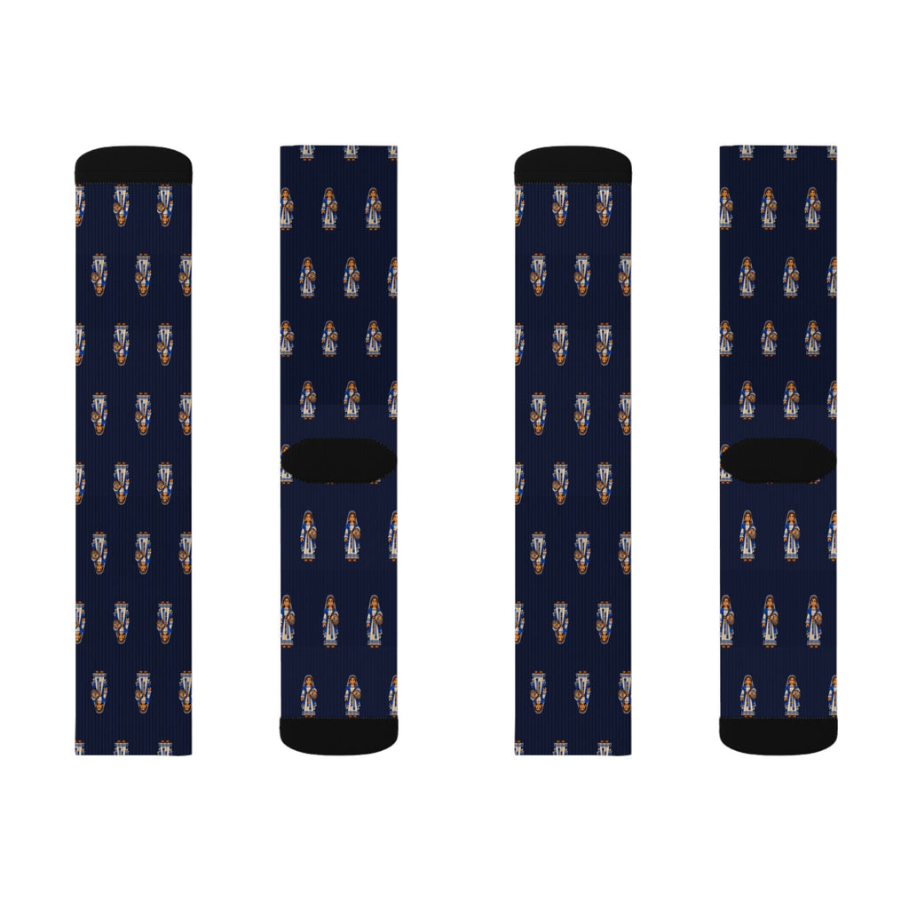 Nephite Mother Brick Chess crew socks by Weak Things view 2