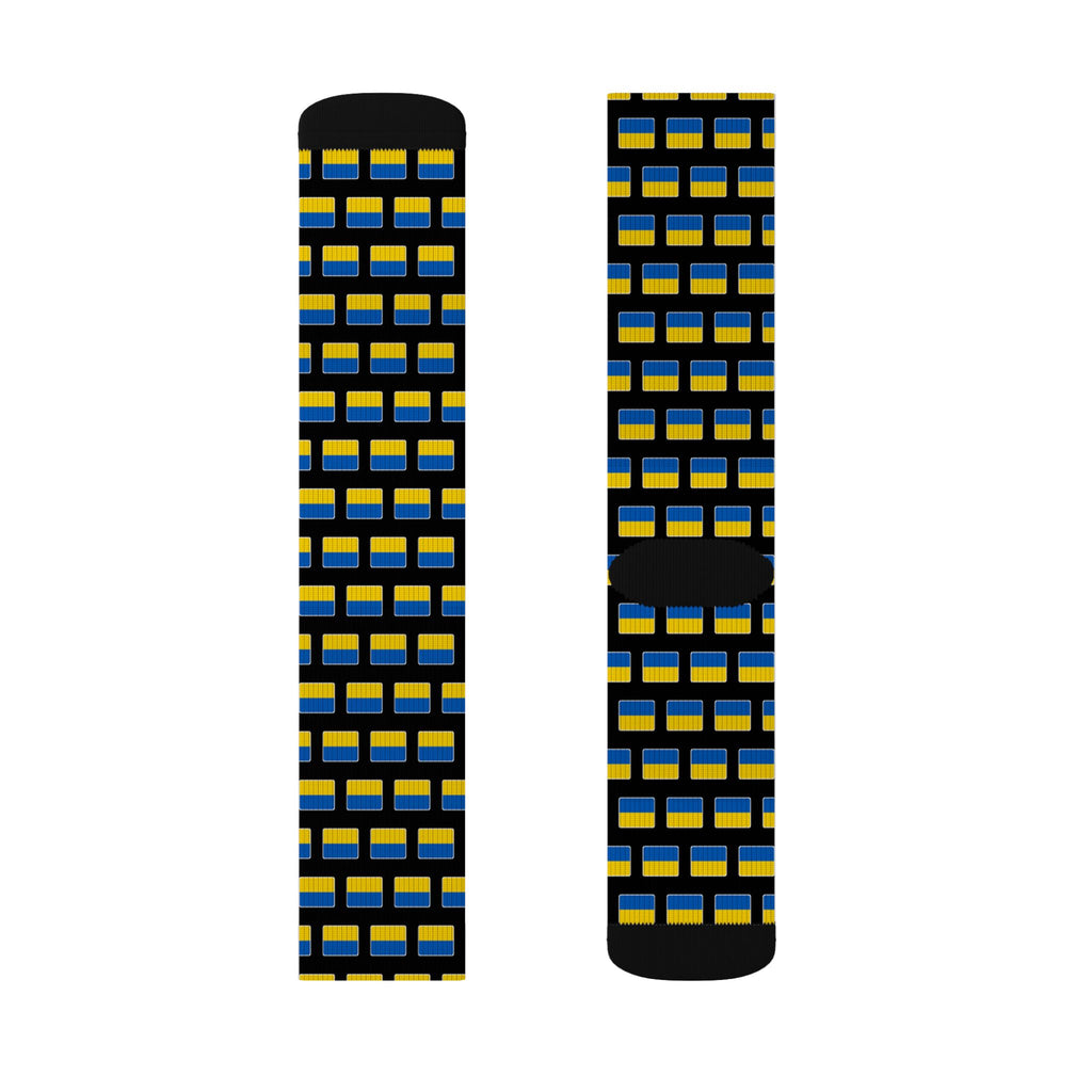 Ukraine Mission Flag Socks