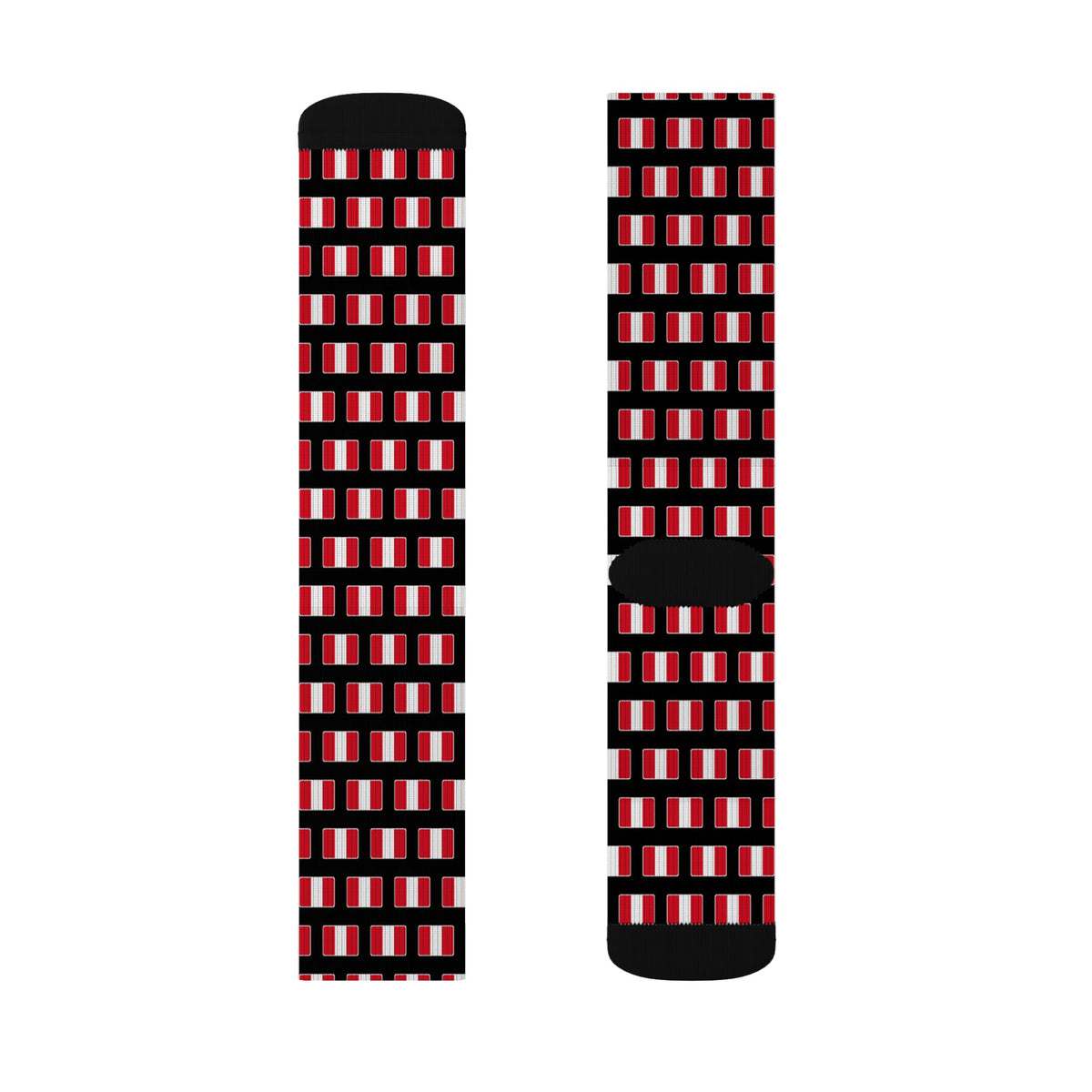 Peru Mission Flag Socks