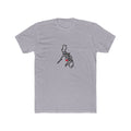 Philippines Cauayan Mission Heart Map shirt in Heather Grey: Philippines outline with a red heart, front view