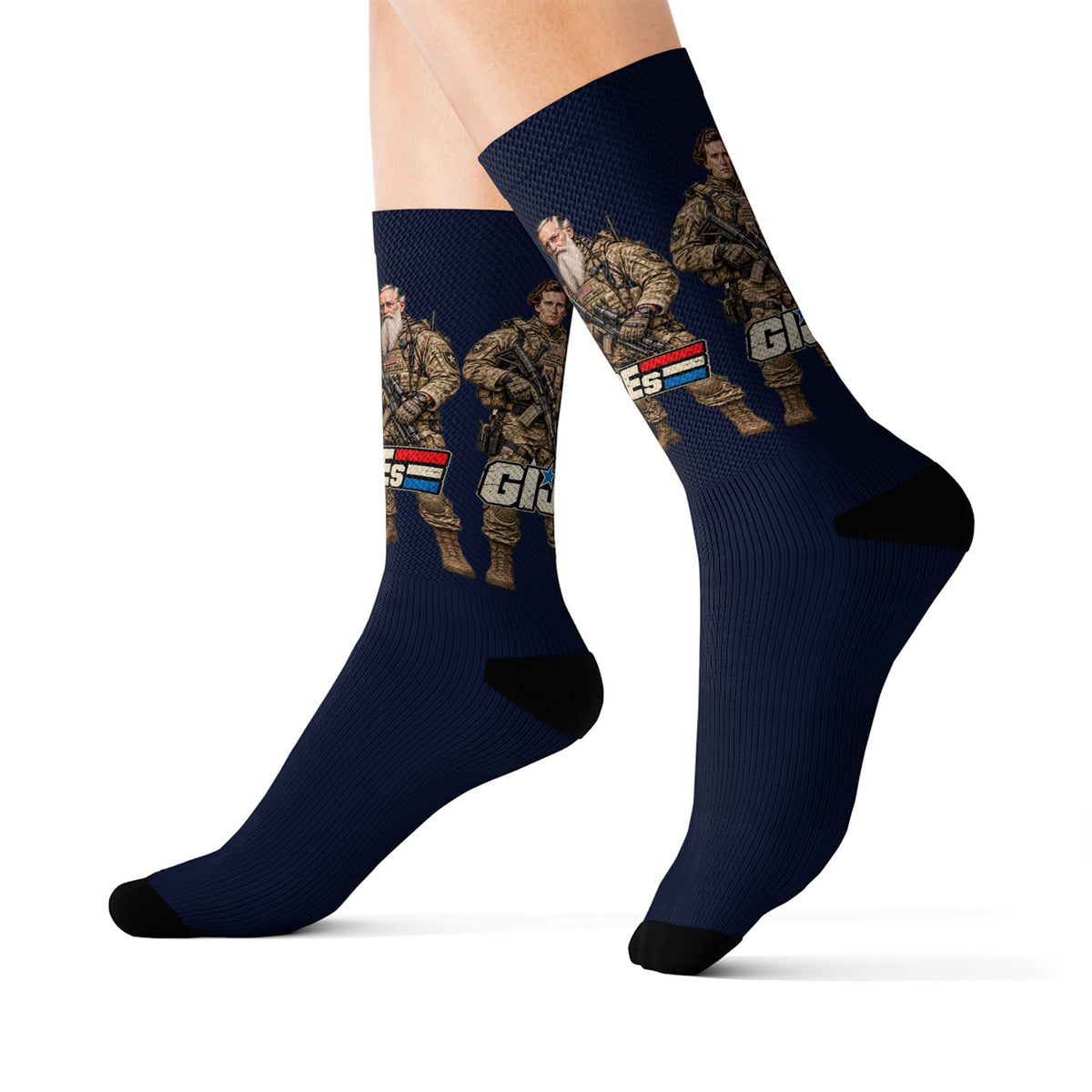 GI Joes Real American Heroes crew socks by Weak Things