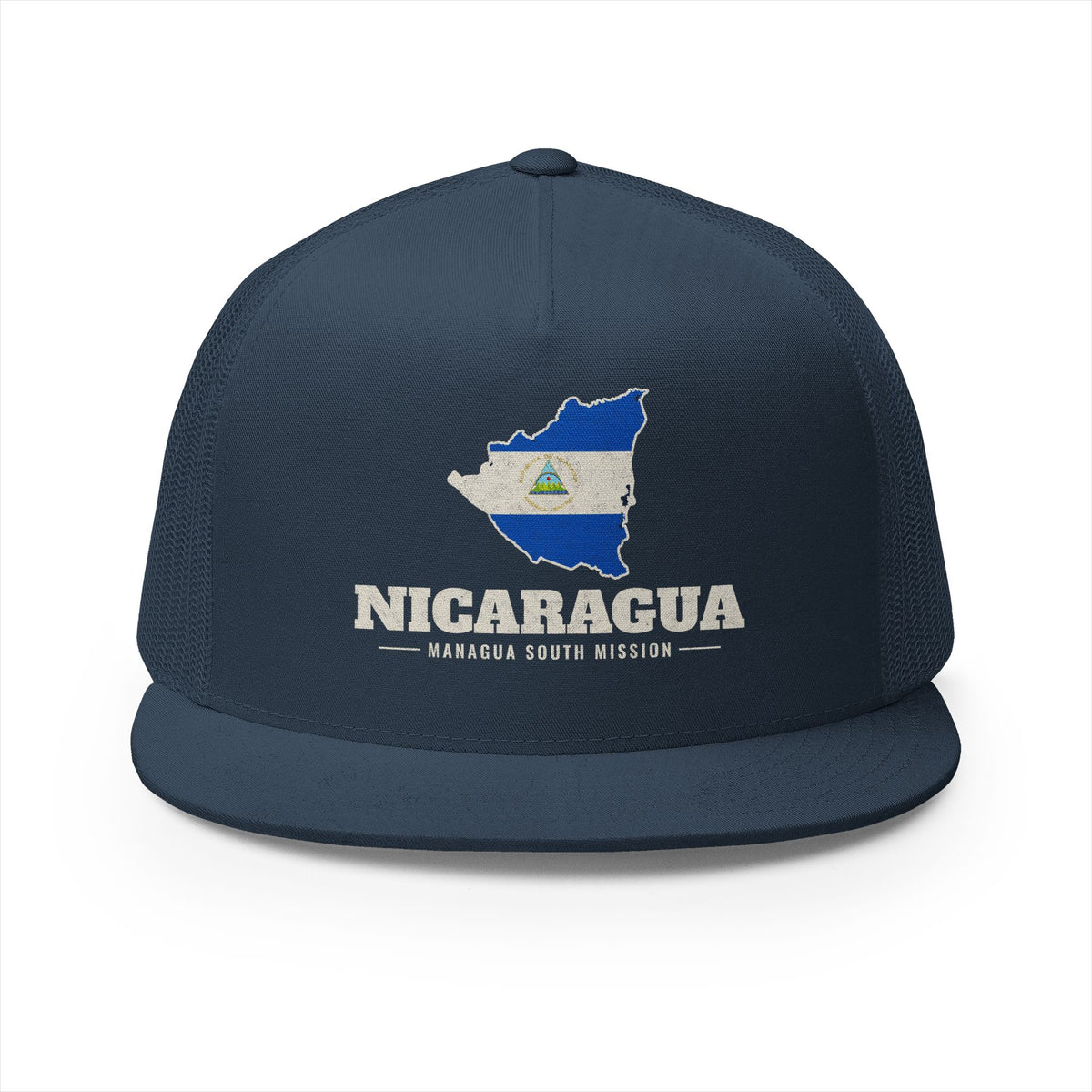 Nicaragua Managua South Mission Flag Map Trucker Hat