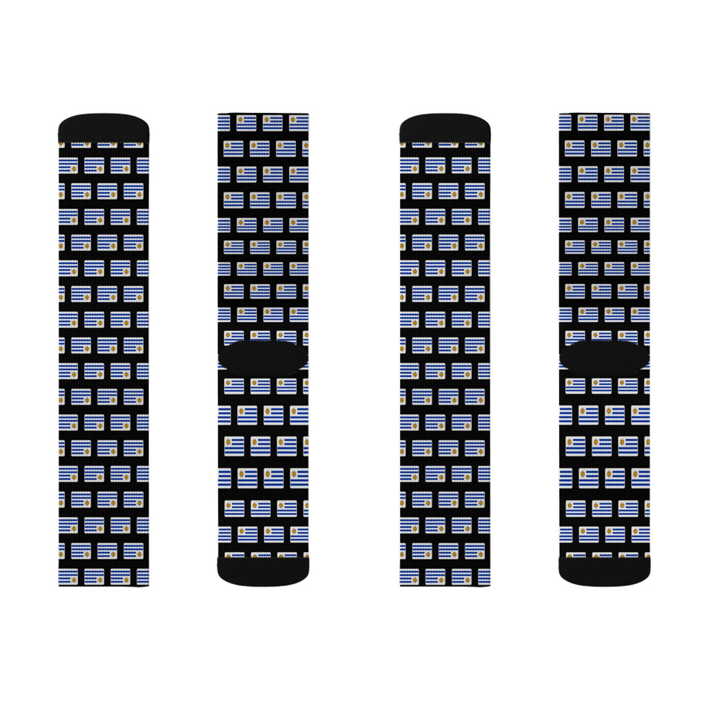 Uruguay Mission Flag Socks