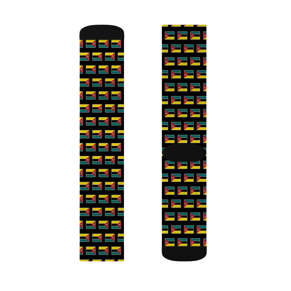 Mozambique Mission Flag Socks