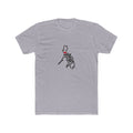 Philippines Quezon City North Mission Heart Map shirt in Heather Grey: Philippines outline with a red heart, front view