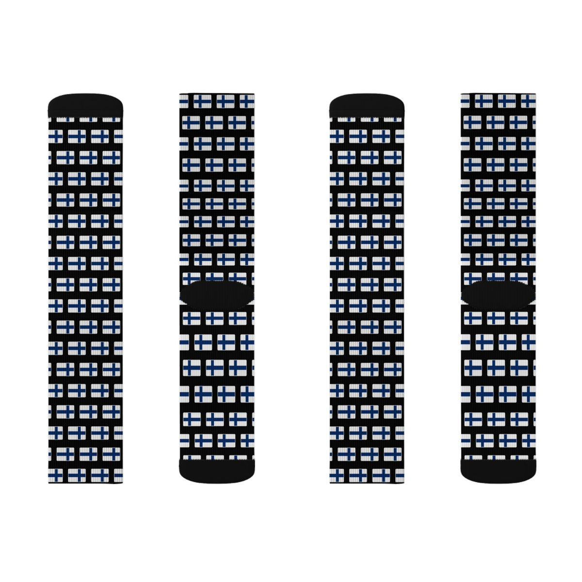 Finland Mission Flag Socks