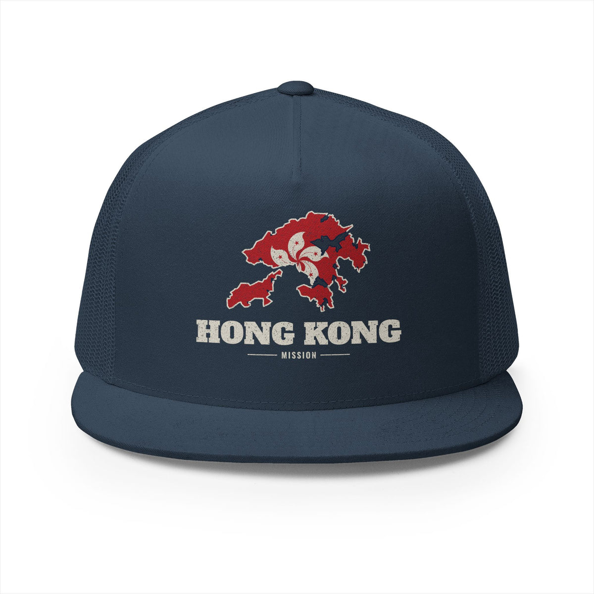 China Hong Kong Mission Flag Map Trucker Hat