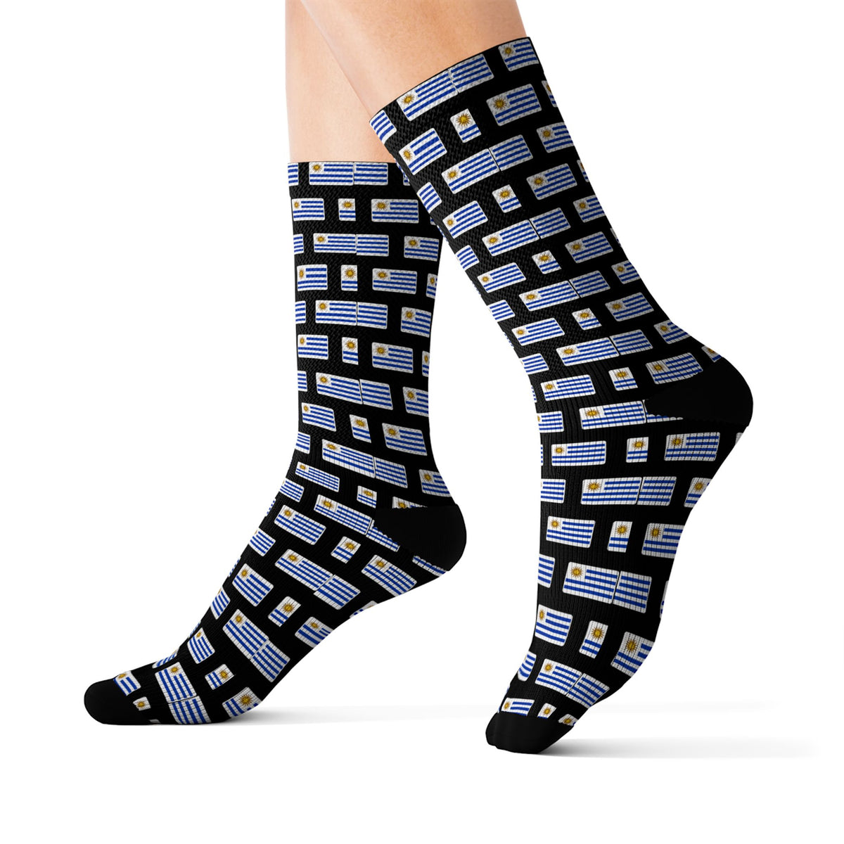 Uruguay Mission Flag Socks