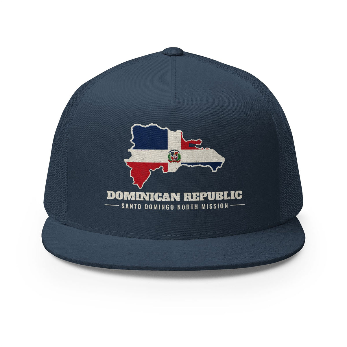 Dominican Republic Santo Domingo North Mission Flag Map Trucker Hat