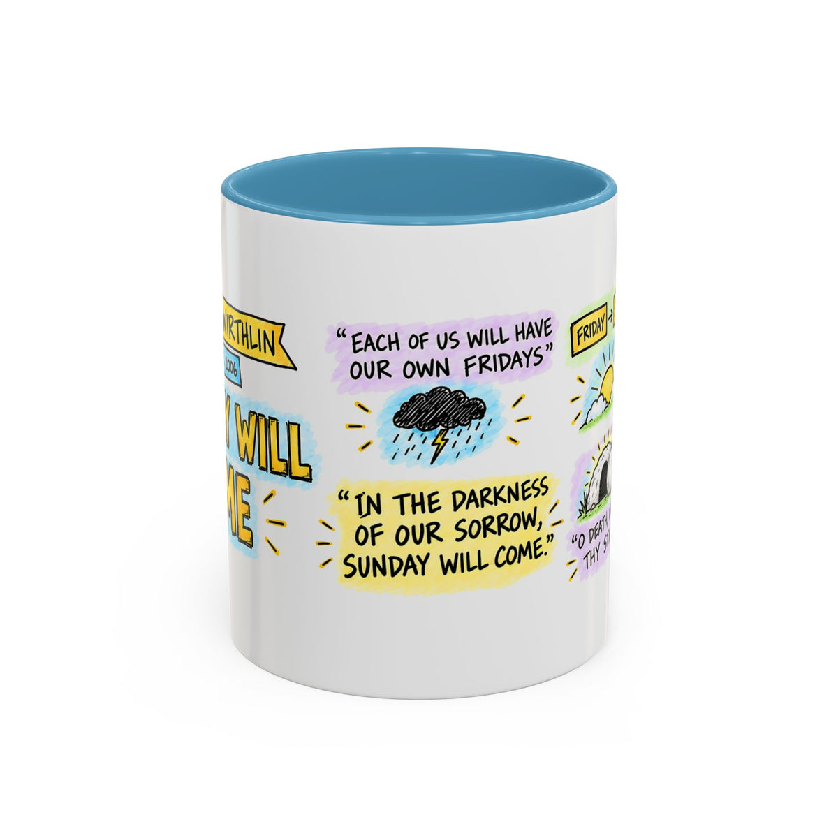 Sunday Will Come Sketch Note Mug — Joseph B. Wirthlin