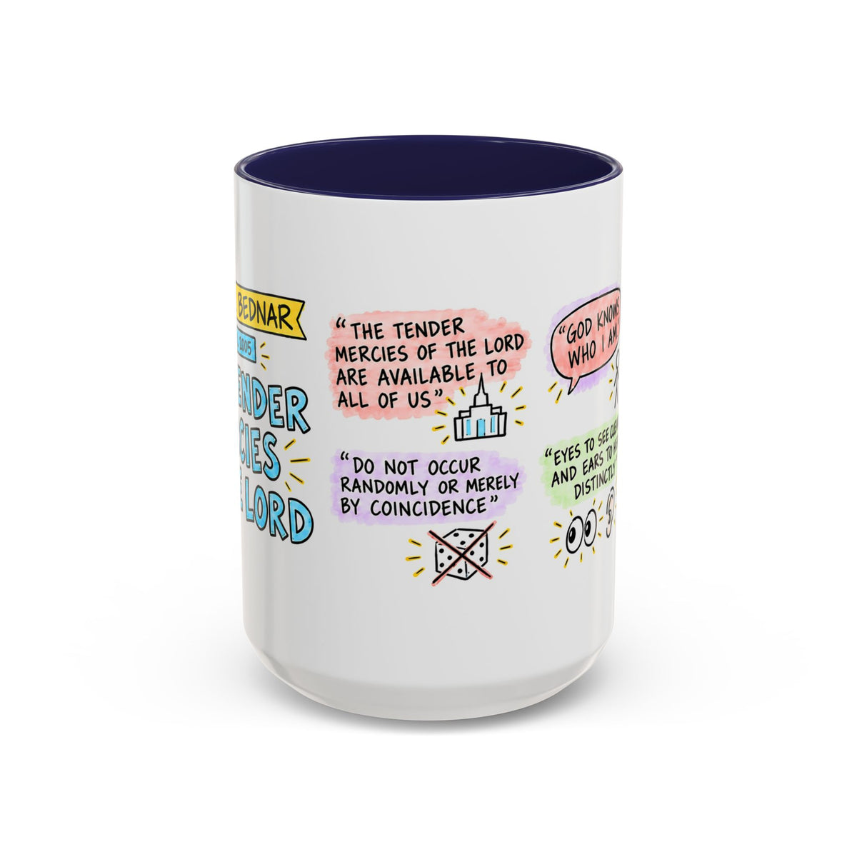 The Tender Mercies of the Lord Sketch Note Mug — David A. Bednar