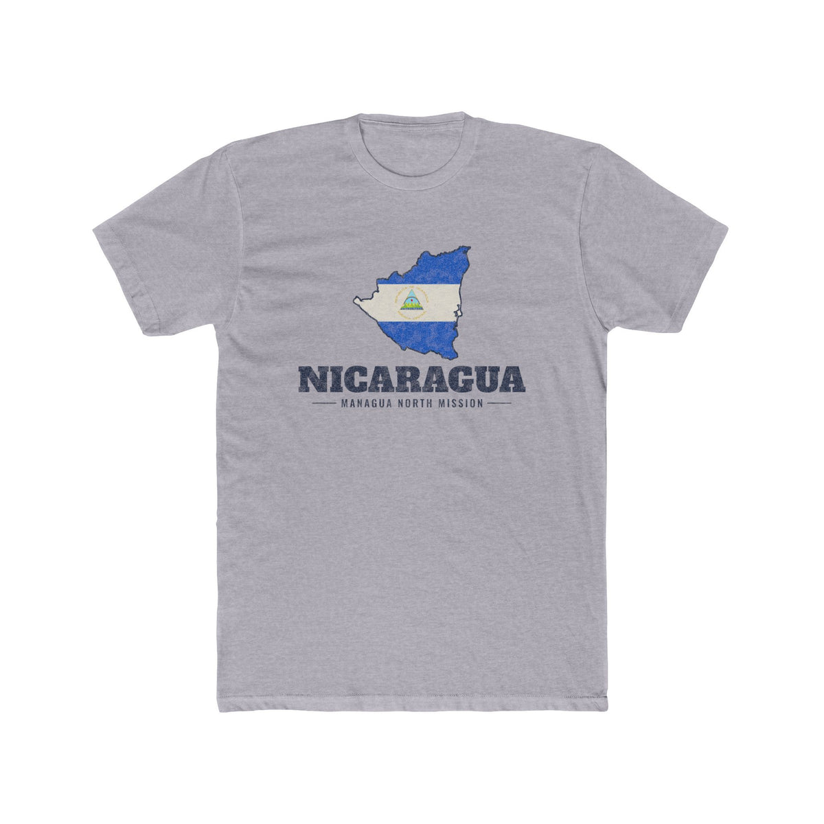 Nicaragua Managua North Mission Flag Map Shirt