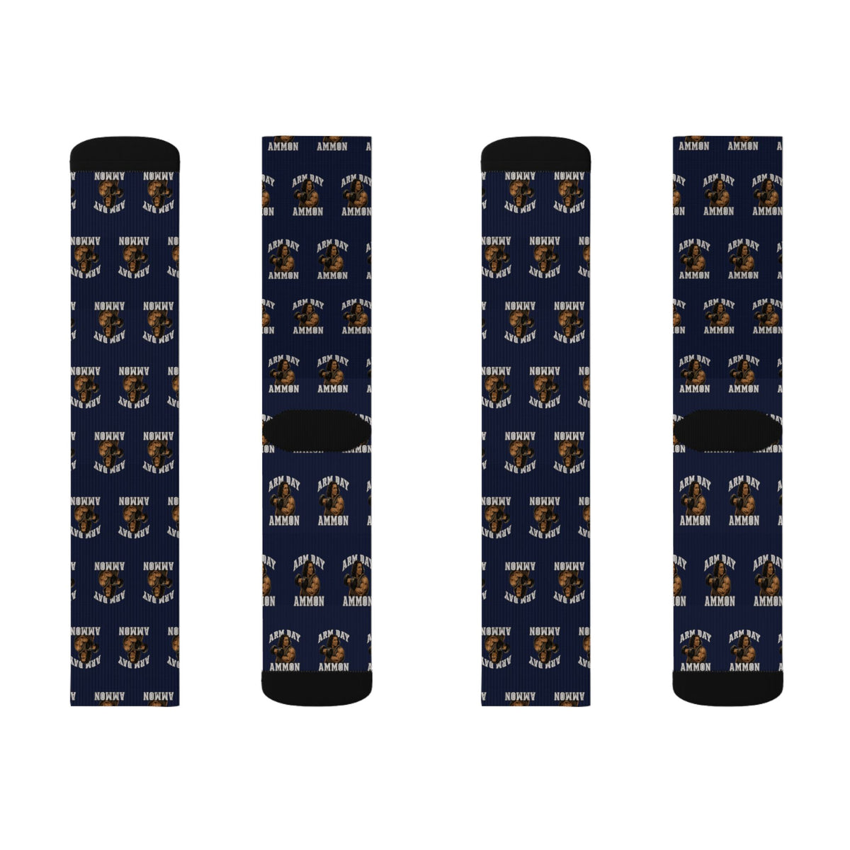 Ammon Arm Day crew socks by Weak Things view 4