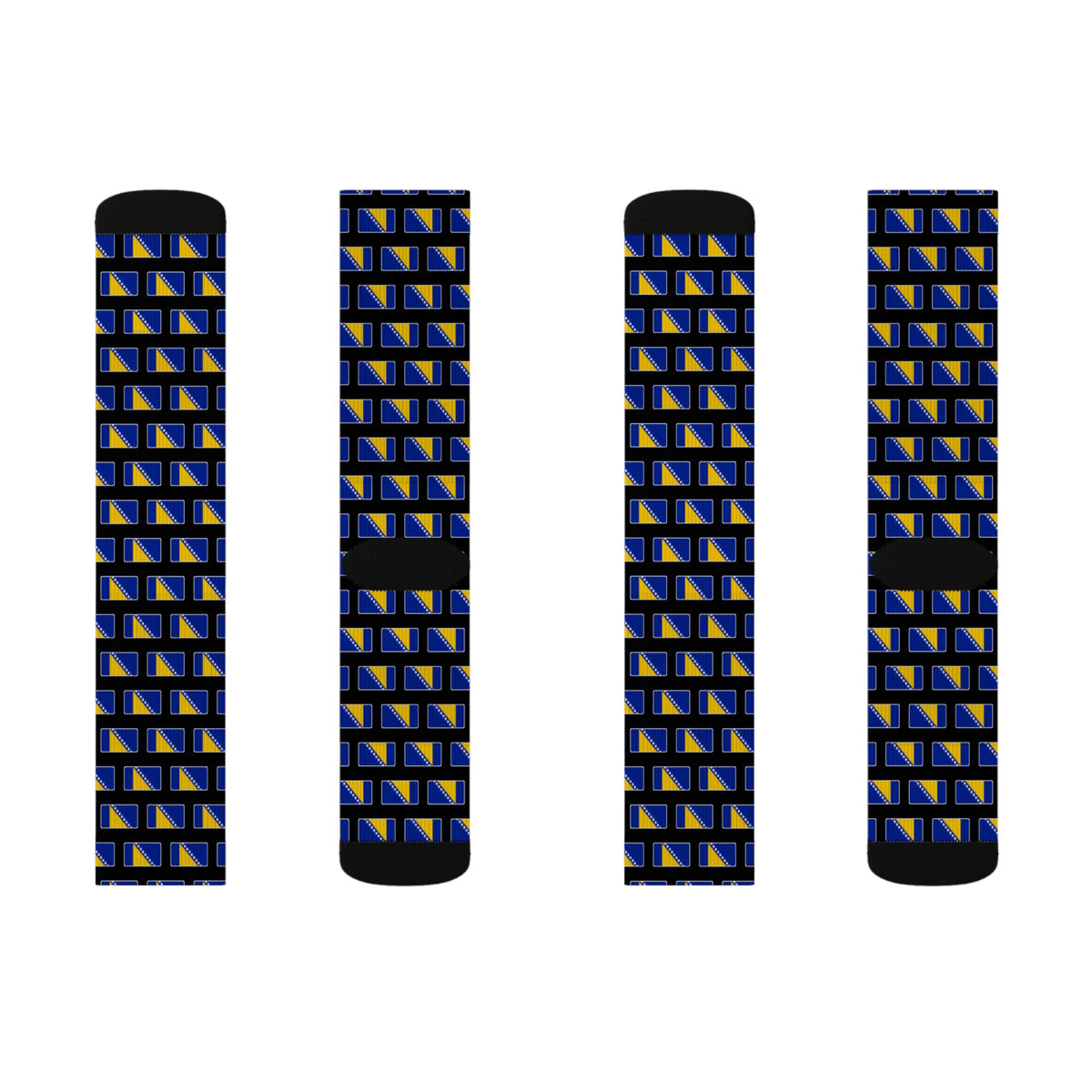 Bosnia and Herzegovina Mission Flag Socks