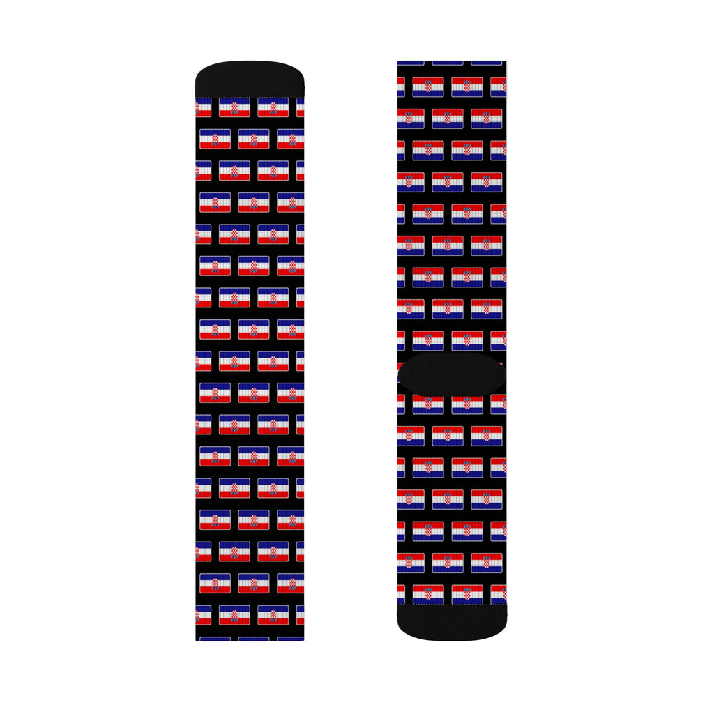 Croatia Mission Flag Socks