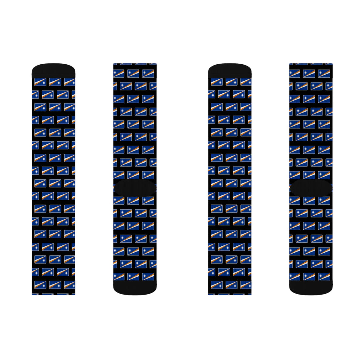 Marshall Islands Mission Flag Socks