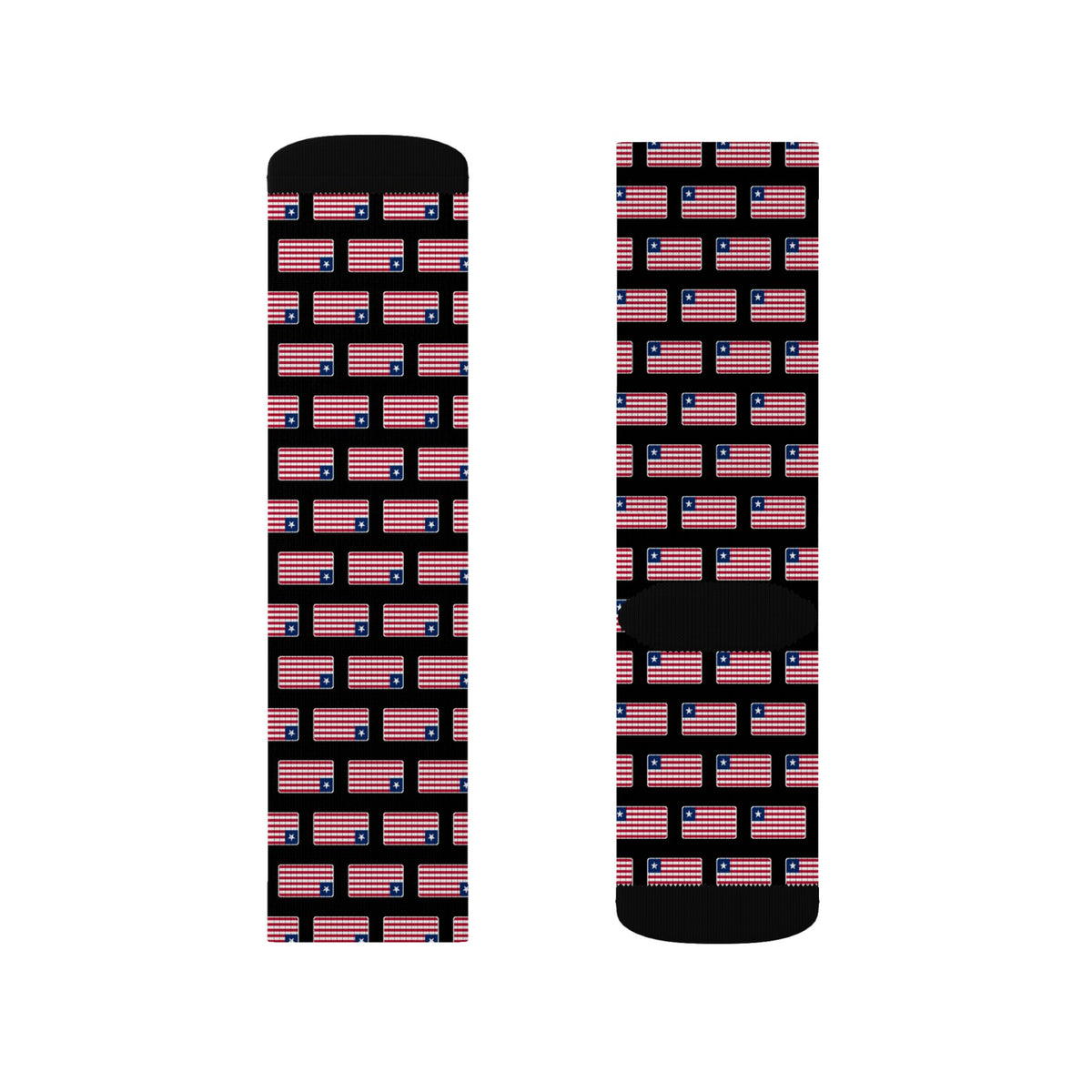 Liberia Mission Flag Socks