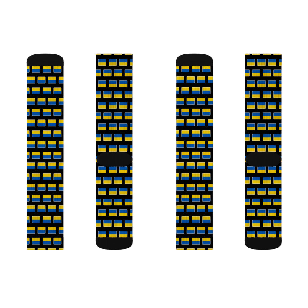 Ukraine Mission Flag Socks