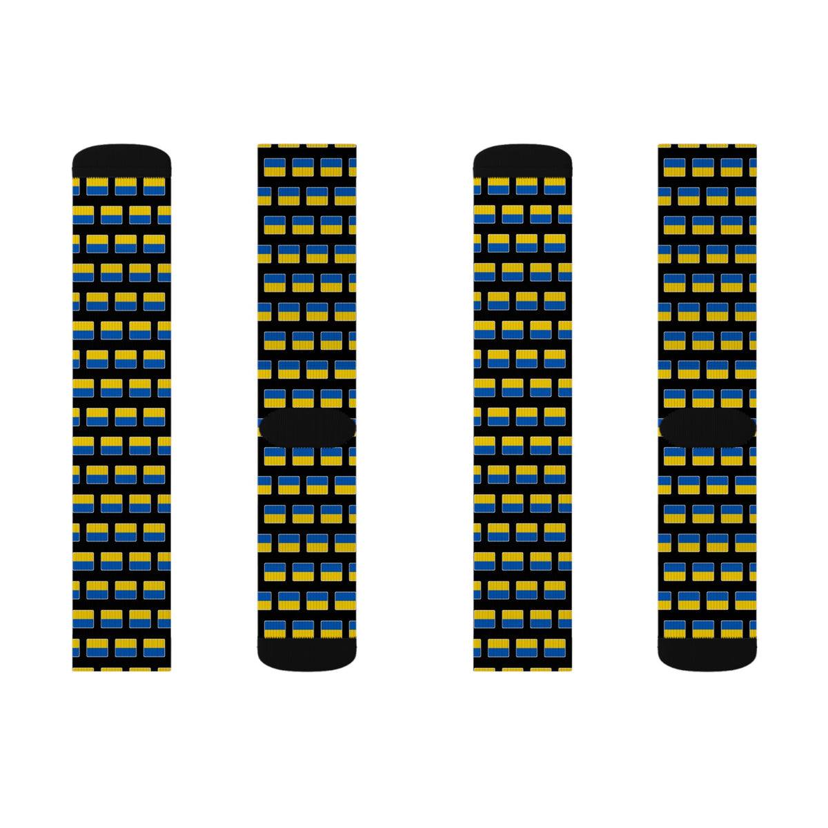 Ukraine Mission Flag Socks
