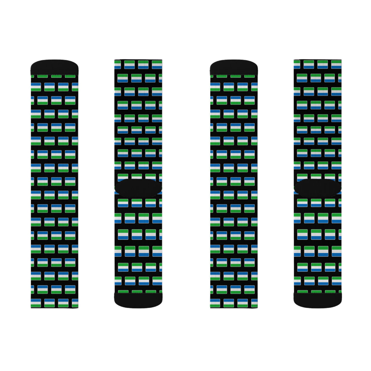 Sierra Leone Mission Flag Socks