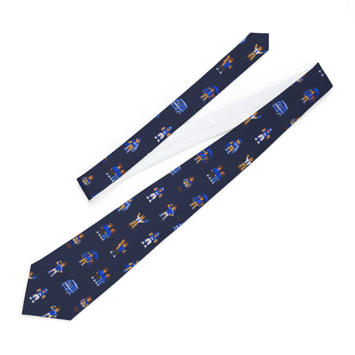 Holy War Chess Blue Fans necktie by Weak Things