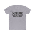 Missouri Independence Mission T-Shirt in Heather Grey, front view