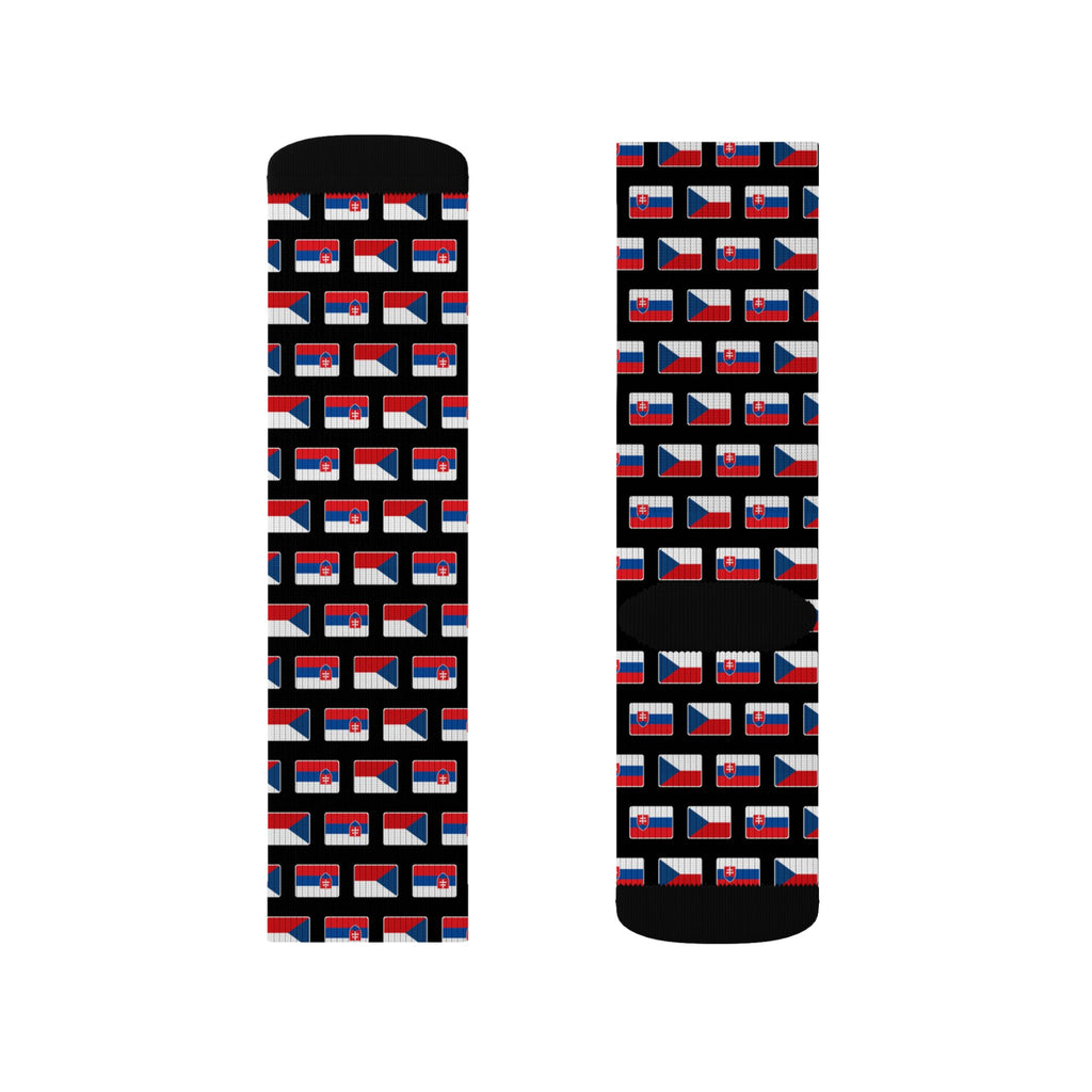Czech/Slovak Mission Flag Socks