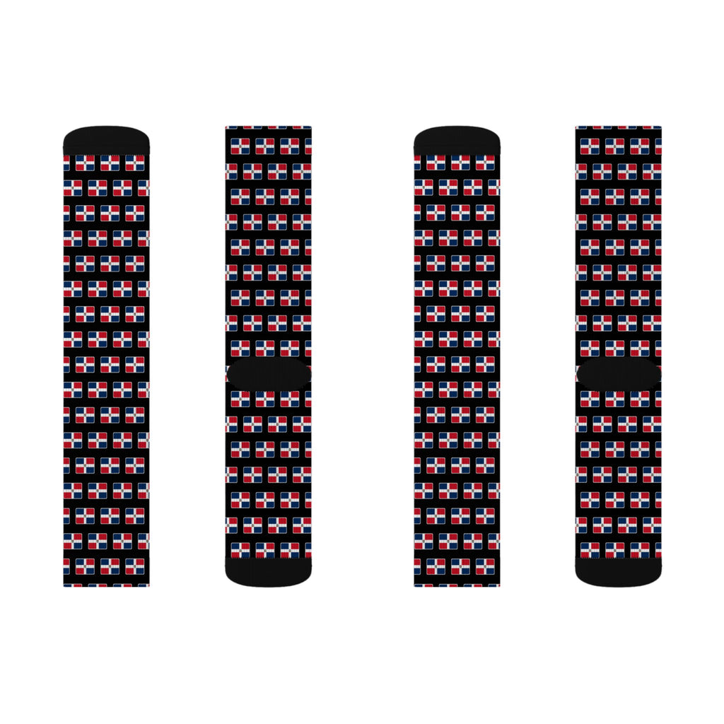 Dominican Republic Mission Flag Socks