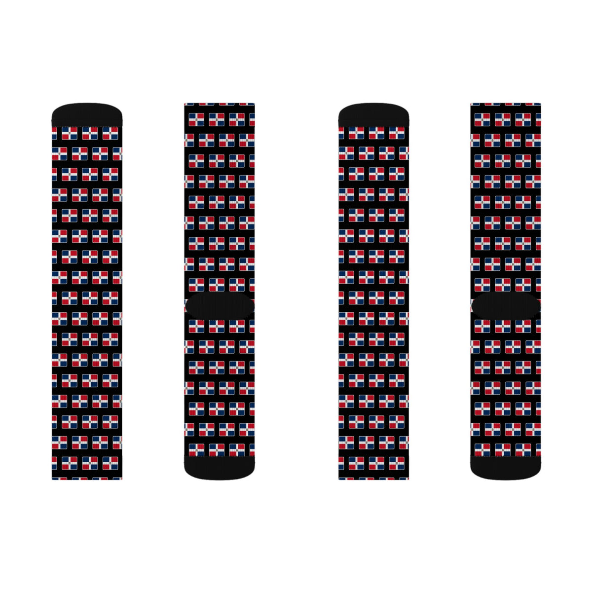 Dominican Republic Mission Flag Socks