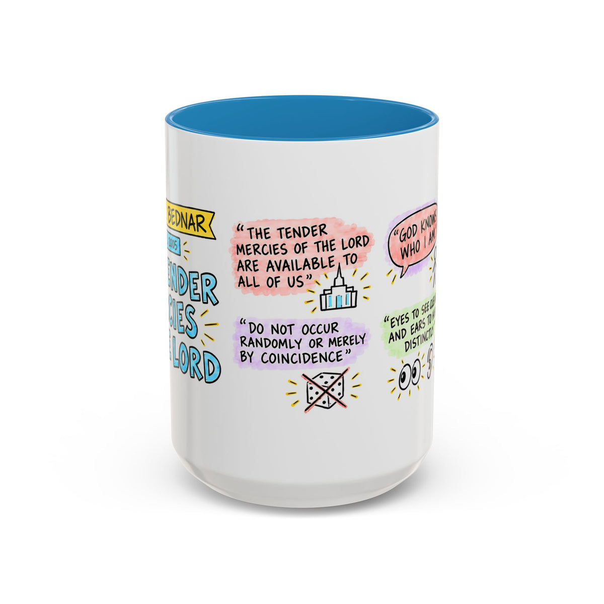 The Tender Mercies of the Lord Sketch Note Mug — David A. Bednar
