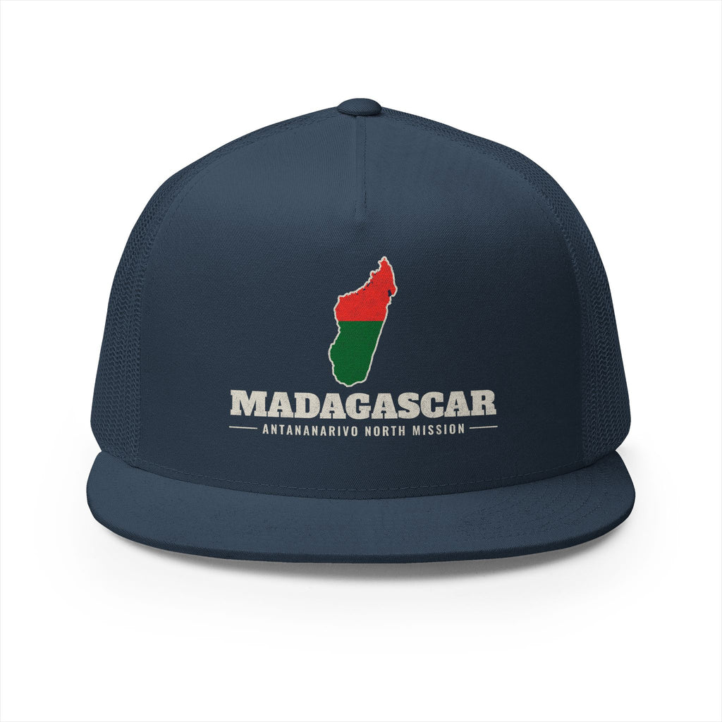 Madagascar Antananarivo North Mission Flag Map Trucker Hat