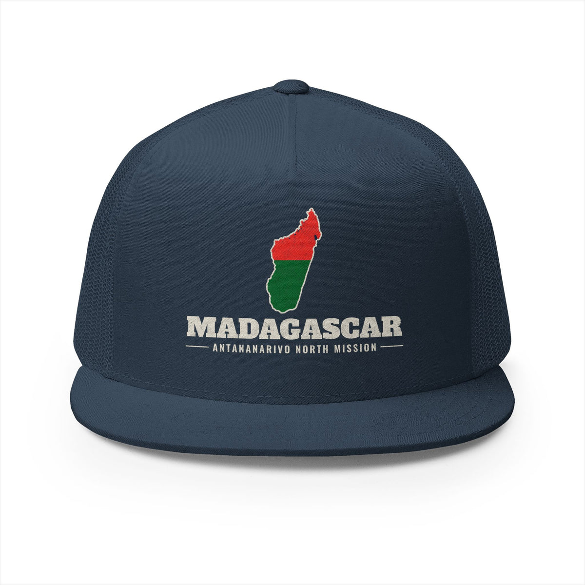 Madagascar Antananarivo North Mission Flag Map Trucker Hat