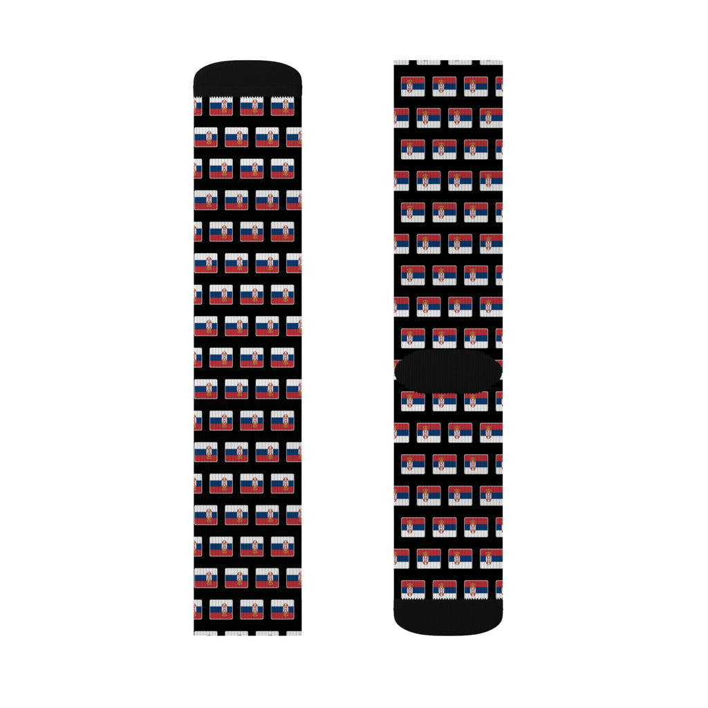 Serbia Mission Flag Socks