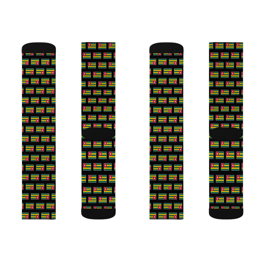 Togo Mission Flag Socks