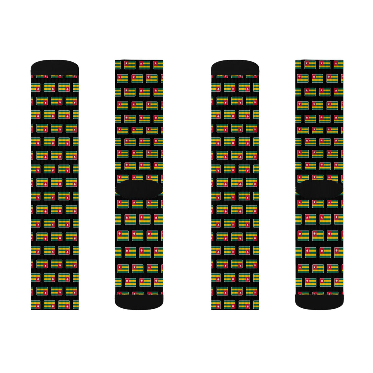 Togo Mission Flag Socks