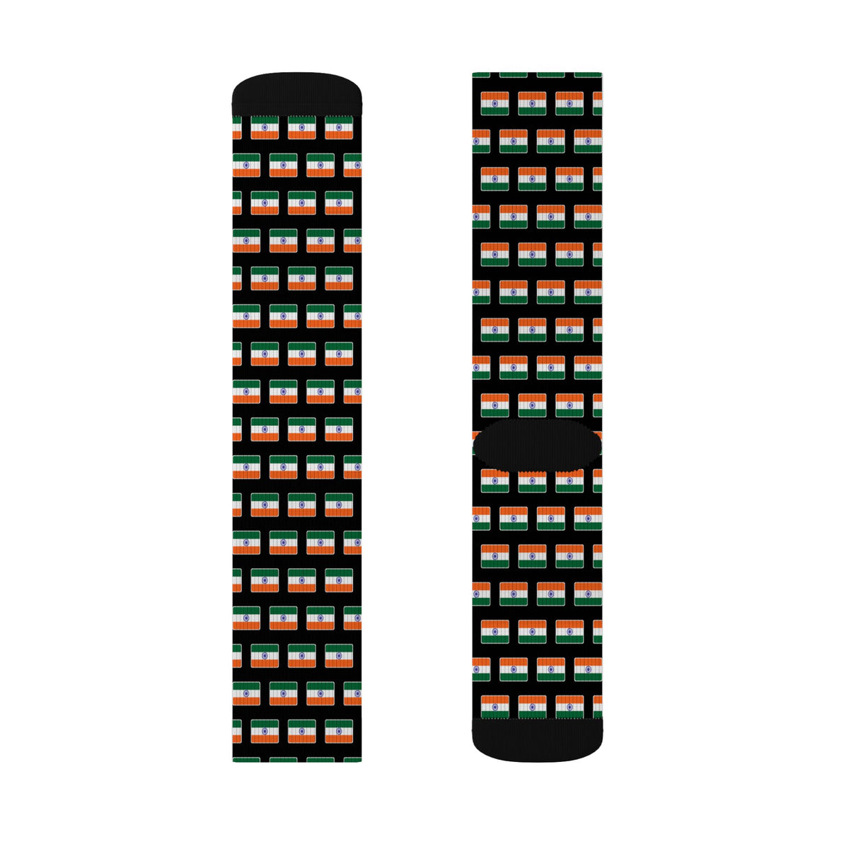 India Mission Flag Socks