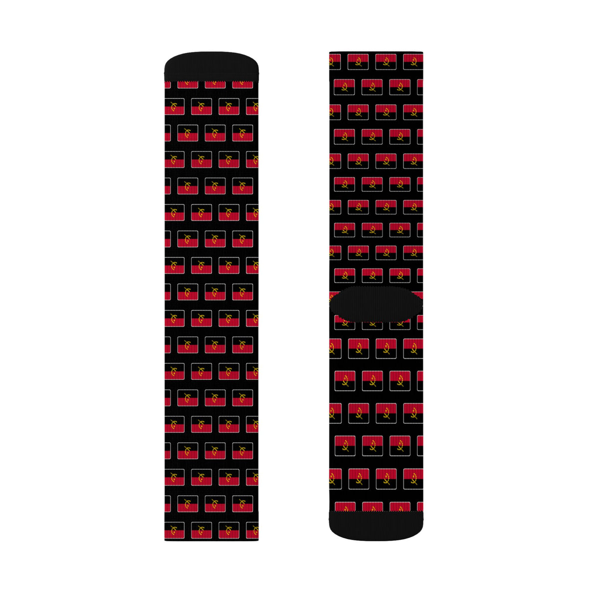 Angola Mission Flag Socks
