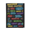 Think Celestial! Sketch Note Plush Blanket — Russell M. Nelson