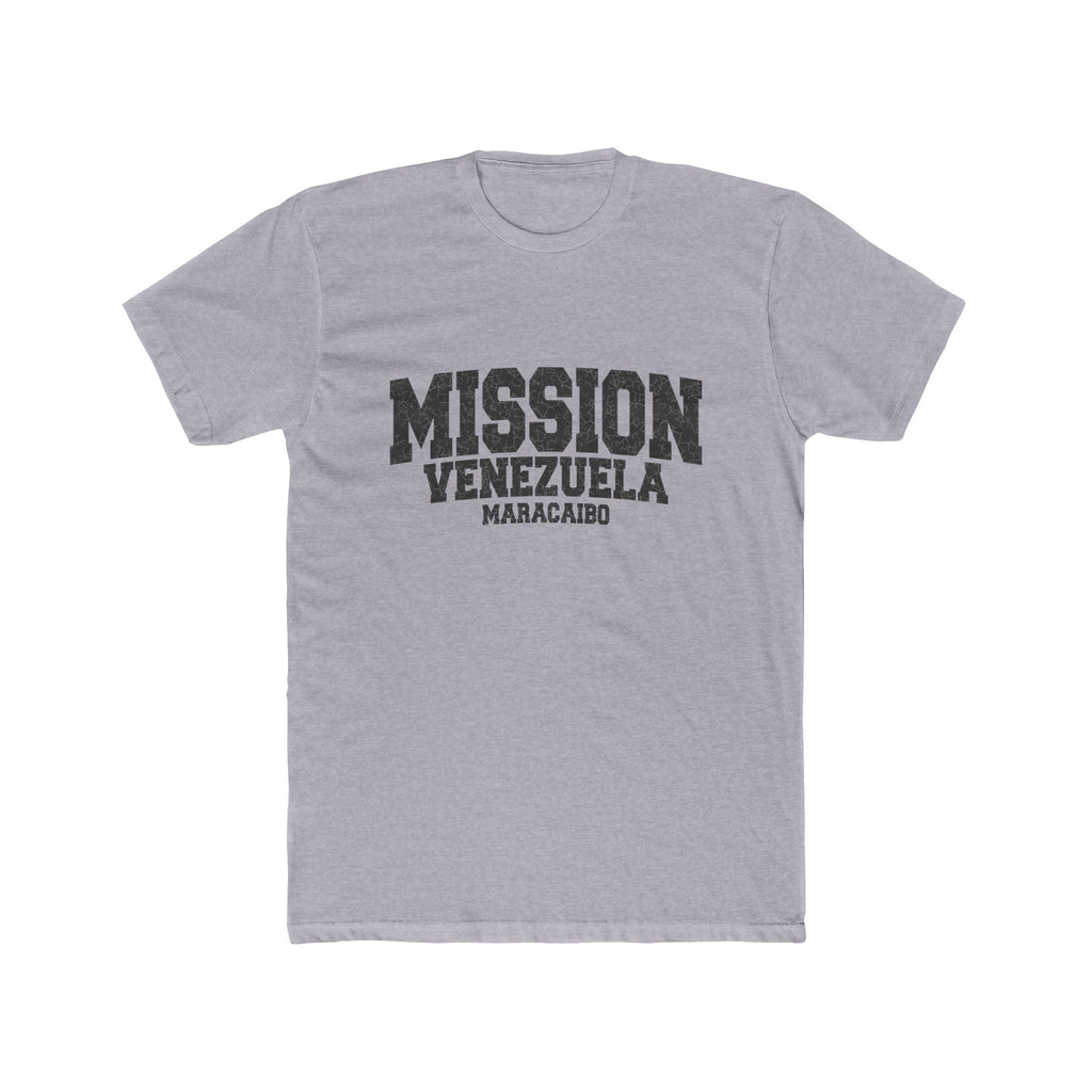 Venezuela Maracaibo Mission T-Shirt in Heather Grey, front view