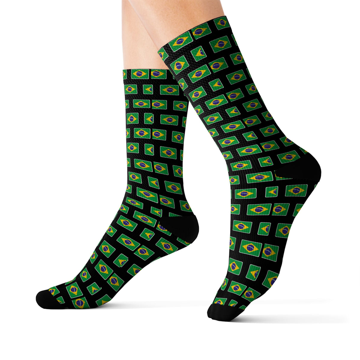 Brazil Mission Flag Socks