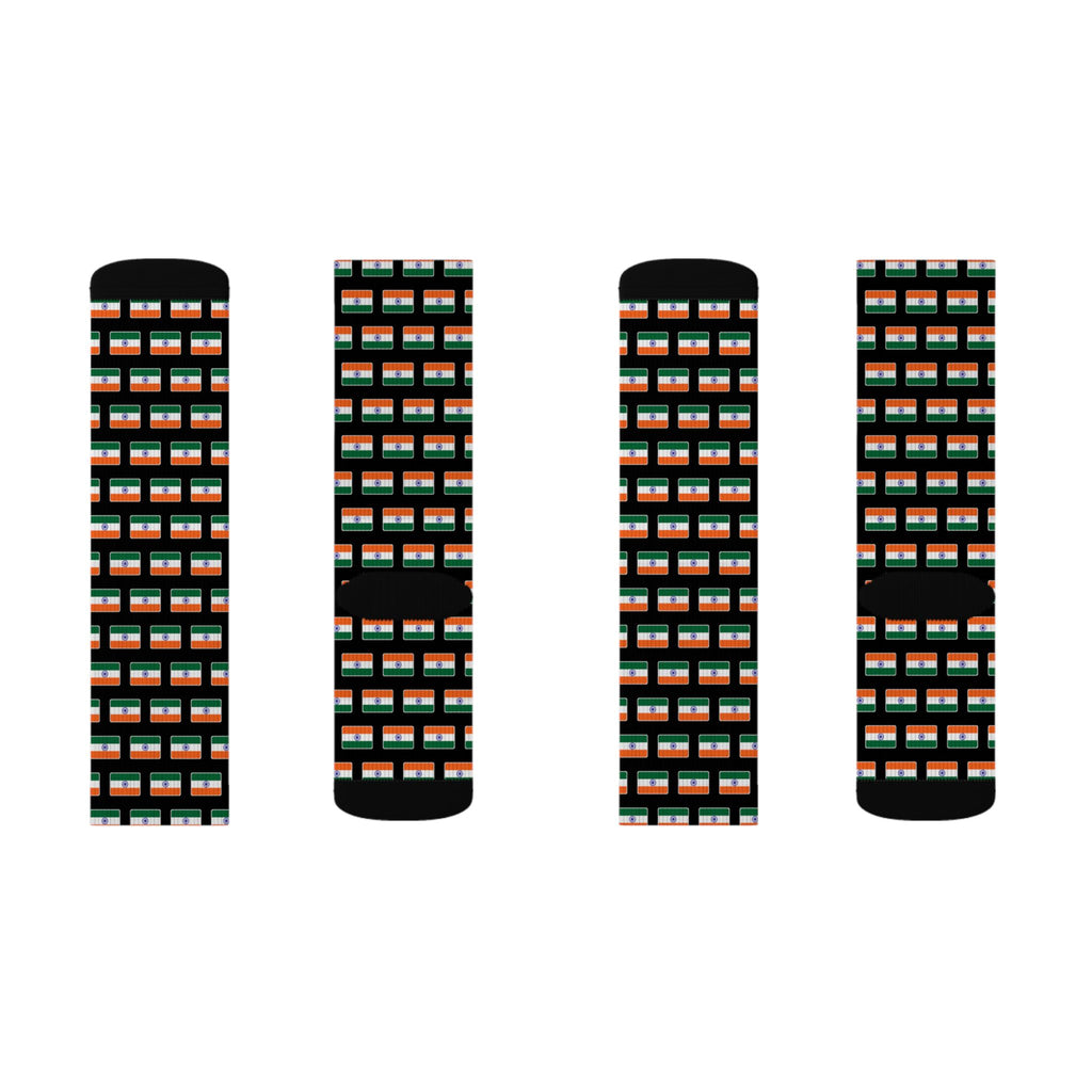 India Mission Flag Socks