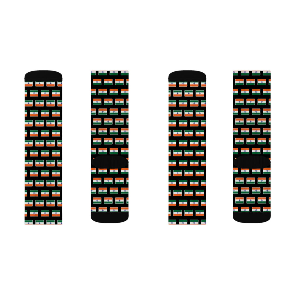 India Mission Flag Socks