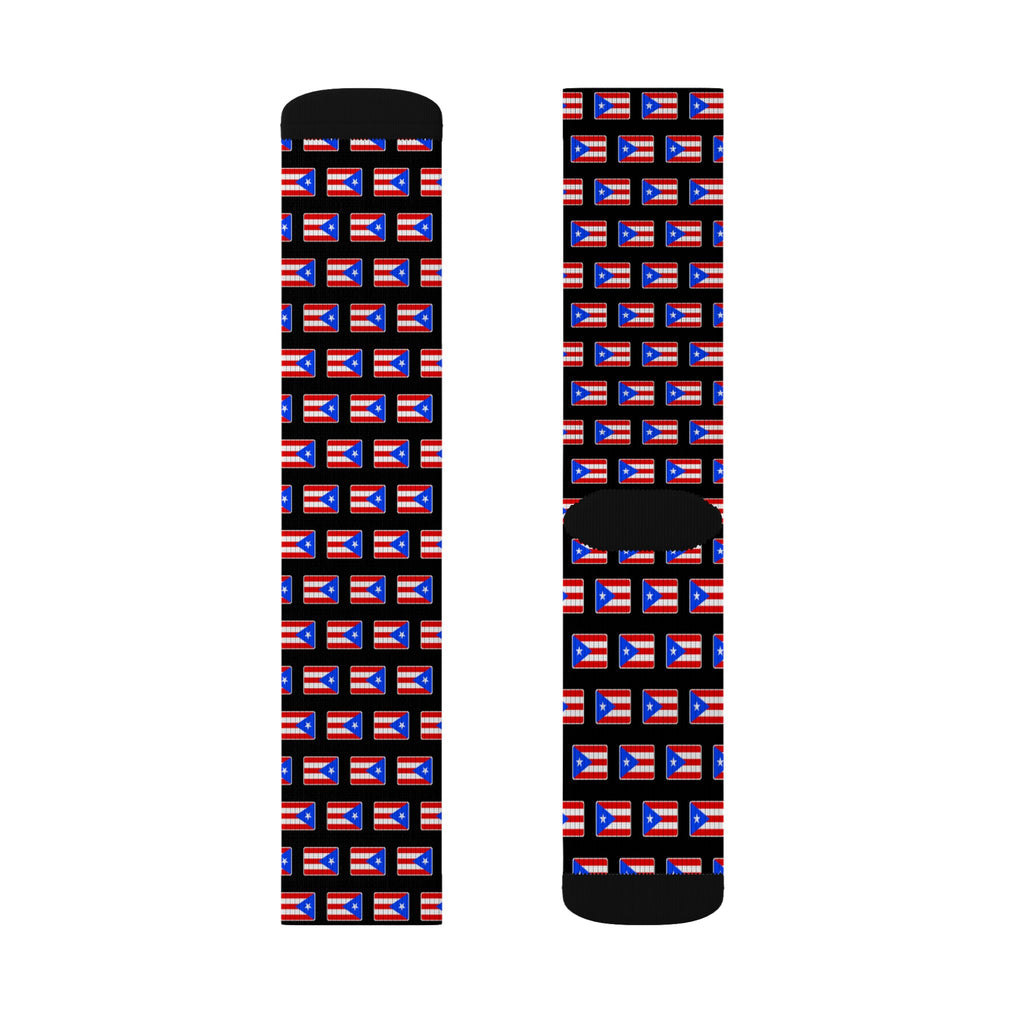 Puerto Rico Mission Flag Socks