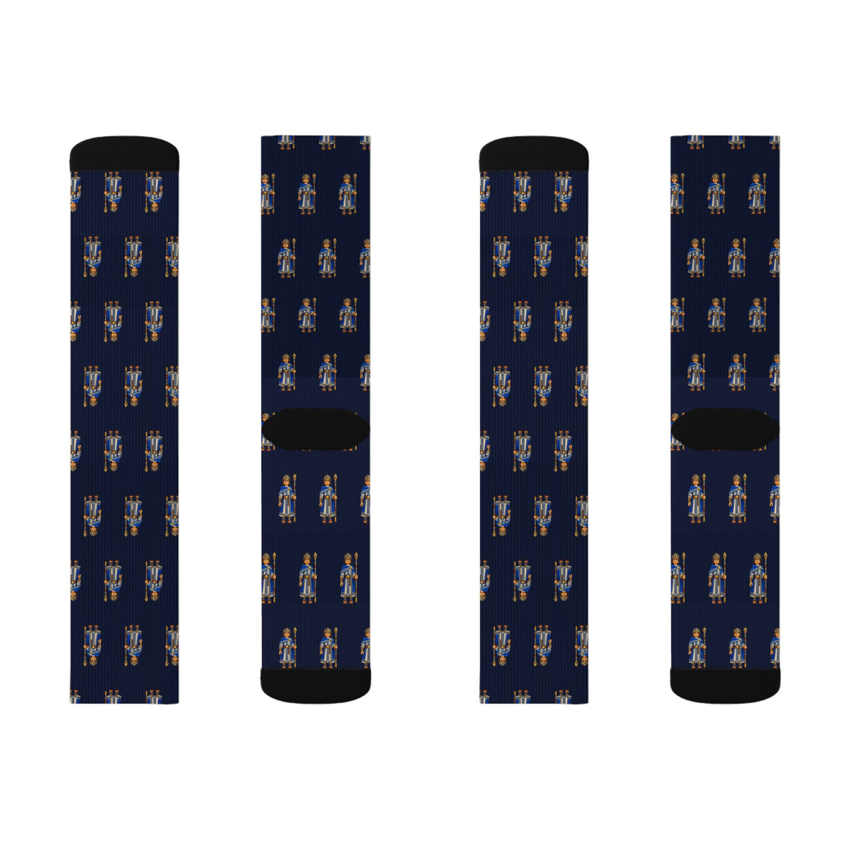 King Limhi Brick Chess crew socks by Weak Things view 2
