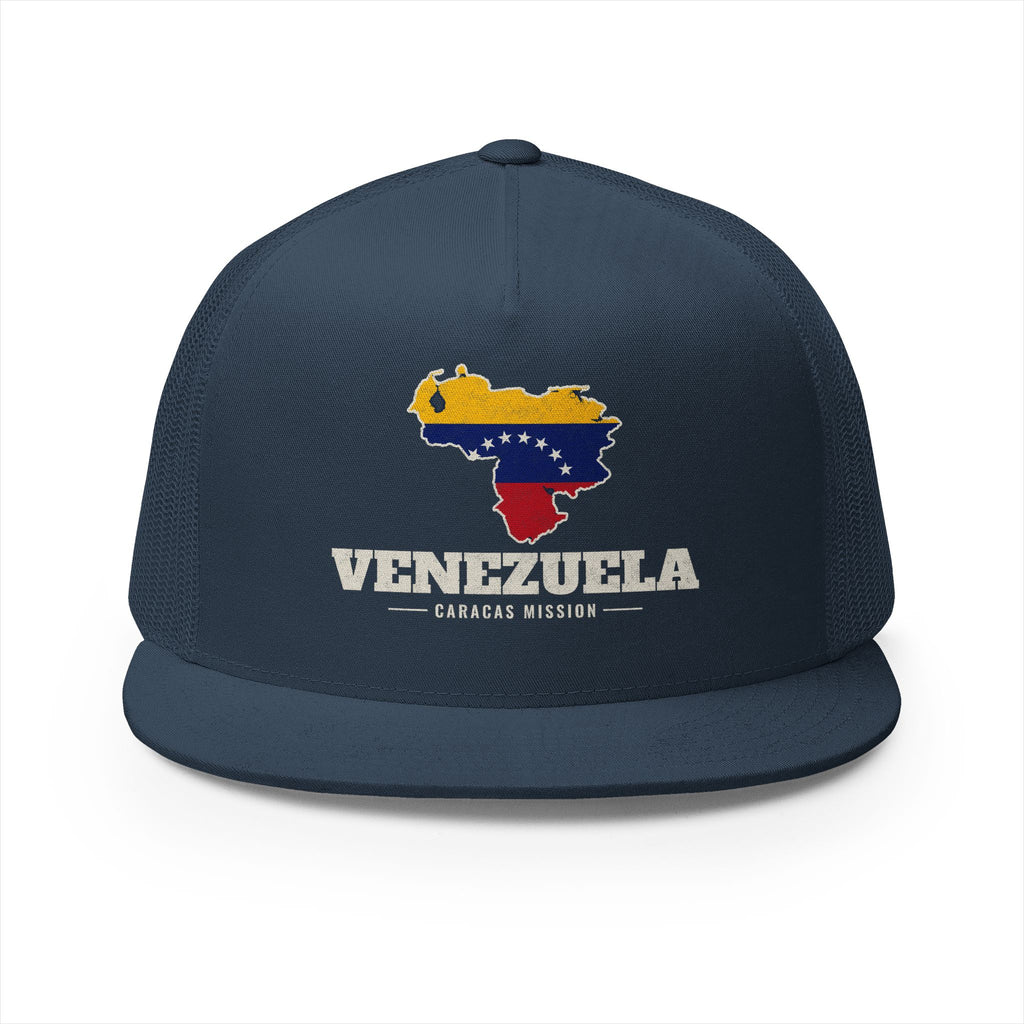 Venezuela Caracas Mission Flag Map Trucker Hat
