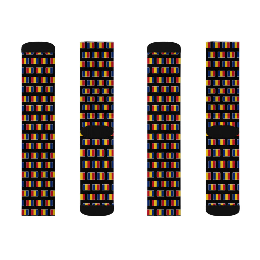 Romania Mission Flag Socks