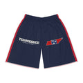 Tennessee Nashville Mission Basketball Shorts, front view